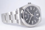ROLEX 2024 41mm OYSTER PERPETUAL BLACK DIAL MINT 124300 BOX & PAPERS