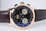 A. LANGE & SOHNE ROSE GOLD DATOGRAPH "DUFOURGRAPH" 403.031 MINT BOX, PAPERS & RECENT SERVICE PAPERS