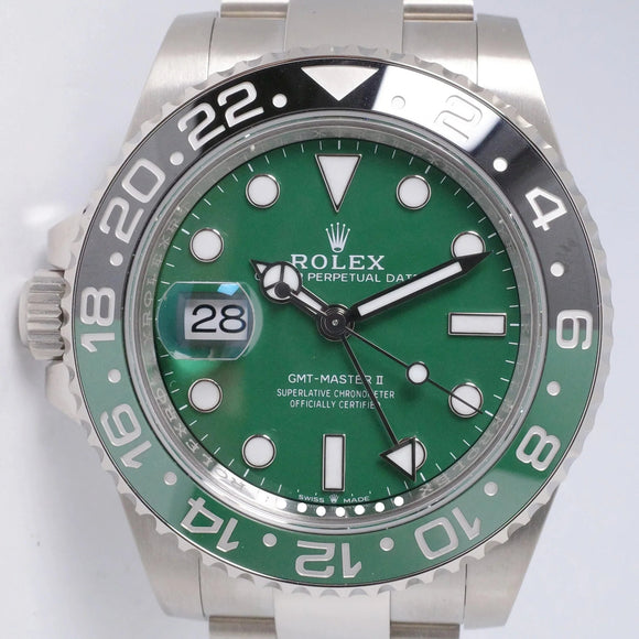 ROLEX NEW 2025 WHITE GOLD GMT MASTER II 
