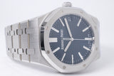 AUDEMARS PIGUET 2023 41mm ROYAL OAK BLUE 15510ST BOX & PAPERS