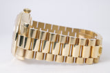 ROLEX 2005 YELLOW GOLD DAY-DATE PRESIDENT MOTHER OF PEARL DIAMOND DIAL 118238 BOX & PAPERS