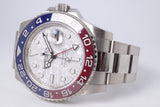 ROLEX 2021 WHITE GOLD GMT PEPSI METEORITE DIAL “Superman” 126719 BOX & PAPERS