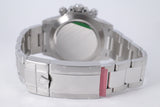 ROLEX NEW / NOS 2019 DAYTONA STAINLESS CERAMIC BEZEL WHITE DIAL FULL STICKERS 116500 BOX & PAPERS