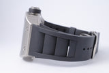 RICHARD MILLE RM010 TITANIUM MINT COMPLETE SET, SERVICE PAPERS, BOX & PAPERS $112,500
