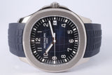 PATEK PHILIPPE NEW 2020 WHITE GOLD AQUANAUT BLUE DIAL 5168G BOX & PAPERS