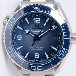 OMEGA 2024 SEAMASTER PLANET OCEAN 600M 75TH ANNIVERSARY BLUE BOX & PAPERS