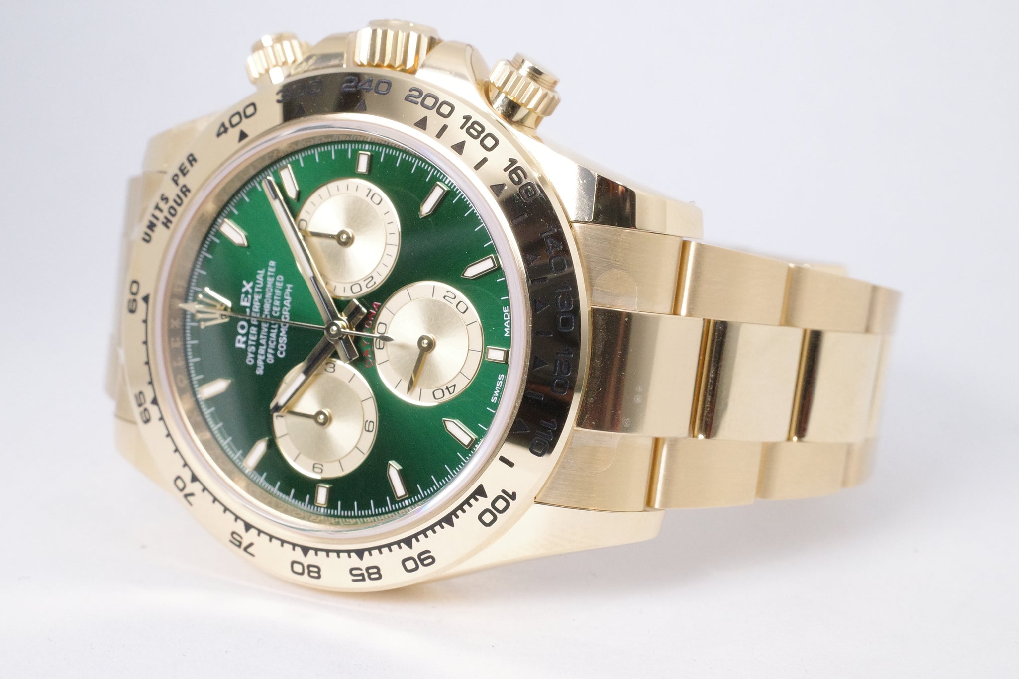 ROLEX 2025 YELLOW GOLD GREEN DIAL DAYTONA “JOHN MAYER 2.0