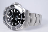 ROLEX NEW 2025 41mm NO DATE SUBMARINER CERAMIC STAINLESS STEEL 124060 BOX & PAPERS $12,975