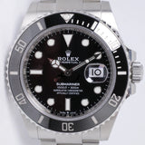 ROLEX 2022 41mm SUBMARINER DATE CERAMIC STAINLESS STEEL MINT 126610 BOX & PAPERS