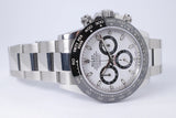 ROLEX DAYTONA STAINLESS CERAMIC BEZEL WHITE DIAL 116500LN WATCH & BOX