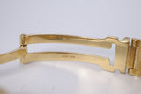CARTIER 1989 YELLOW GOLD SANTOS GALBEE QUARTZ W20009C5 UNPOLISHED BOX & PAPERS