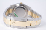 ROLEX NEW 2025 DATEJUST 41 TWO TONE SMOOTH BEZEL WIMBLEDON DIAL 126303 BOX & PAPERS $13,975