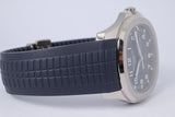 PATEK PHILIPPE NEW 2022 WHITE GOLD AQUANAUT BLUE DIAL "TIFFANY & CO" STAMPED 5168G BOX & PAPERS $189,000