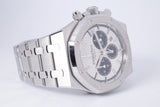 AUDEMARS PIGUET 41MM ROYAL OAK CHRONOGRAPH STAINLESS STEEL WHITE DIAL 26331ST BOX PAPERS