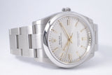 ROLEX 2024 36mm OYSTER PERPETUAL 126000 SILVER DIAL BOX & PAPERS $6,500