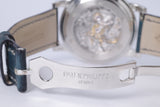 PATEK PHILIPPE PLATINUM MANUAL CHRONOGRAPH BLUE DIAL 5070P MINT BOX & PAPERS $189,975