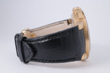 HARRY WINSTON ROSE GOLD OCEAN DUAL TIME BOX & SERVICE PAPERS
