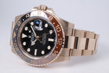 ROLEX 2019 EVEROSE ROSE GOLD ROOTBEER GMT CERAMIC BOX & PAPERS 126715 $35,500