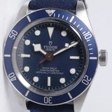 TUDOR 2022 BLACK BAY 58 BLUE ON ON STRAP 79030B MINT BOX & PAPERS