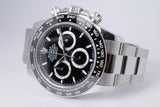 ROLEX NEW 2024 DAYTONA STAINLESS STEEL & CERAMIC BEZEL BLACK DIAL 126500 BOX & PAPERS