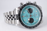 TUDOR NEW 2026 BLACK BAY CHRONOGRAPH FLAMINGO BLUE DIAL M79360N BOX & PAPERS