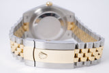 ROLEX 2024 DATEJUST 41 TWO TONE JUBILEE BLACK DIAL 126333 BOX & PAPERS $17,500