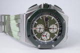 AUDEMARS PIGUET 44MM ROYAL OAK OFFSHORE CHRONOGRAPH CERAMIC 26400SO BOX & PAPERS $32,500