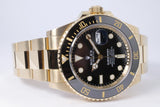 ROLEX 2021 41mm YELLOW GOLD SUBMARINER 126618 BOX & PAPERS $37,500