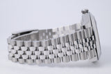 ROLEX 2023 DATEJUST 41 STAINLESS STEEL SMOOTH BEZEL BLACK DIAL 126300 JUBILEE BRACELET BOX & PAPERS $10,100