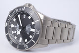 TUDOR TITANIUM PELAGOS BLACK M25600TB BOX & PAPERS $4000