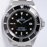 ROLEX SEA DWELLER STAINLESS STEEL 16600 WATCH & BOX SET