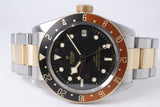 TUDOR 2022 BLACK BAY GMT ROOT BEER TWO TONE 79833MN BOX & PAPERS