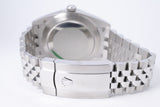 ROLEX DATEJUST 41 WHITE GOLD FLUTED BEZEL SLATE GREY DIAL JUBILEE BRACELET 126334 BOX & PAPERS