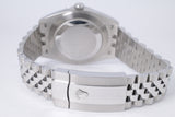ROLEX DATEJUST 41 FLAT BEZEL BLUE DIAL JUBILEE BRACELET 126300 MINT BOX & PAPERS $11,975