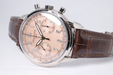 PATEK PHILIPPE 2022 NEW WHITE GOLD COMPLICATIONS CHRONOGRAPH SALMON DIAL 5172G BOX PAPERS