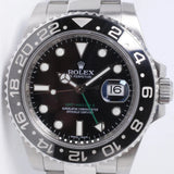 ROLEX 2016 GMT MASTER II CERAMIC OYSTER BRACELET 116710 WATCH ONLY