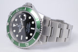 ROLEX GREEN SUBMARINER KERMIT 16610LV BOX & PAPERS