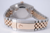 ROLEX 2019 DATEJUST 41 MOTHER OF PEARL DIAMOND DIAL TWO TONE EVEROSE JUBILEE BRACELET 126331 BOX & PAPERS