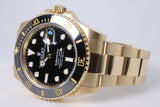 ROLEX 2023 41mm YELLOW GOLD SUBMARINER 126618 BOX & PAPERS $37,975