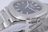 PATEK PHILIPPE 2016 JUMBO NAUTILUS STAINLESS STEEL BLUE DIAL 5711/1A-010 BOX & PAPERS $136,975