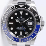 ROLEX 2013 GMT CERAMIC MASTER II "BATMAN" OYSTER BRACELET 116710 BOX & PAPERS $14,500