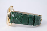ROLEX YELLOW GOLD DAY-DATE 36 GREEN DIAL 118138 WATCH ONLY $21,500