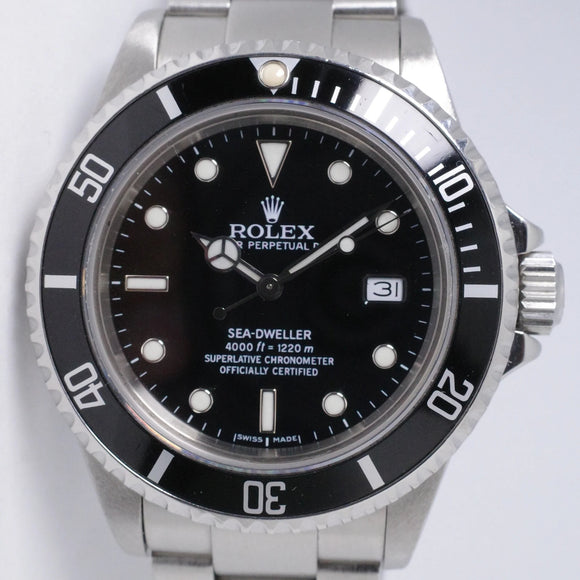 ROLEX SEA DWELLER STAINLESS STEEL 16660 WATCH ONLY