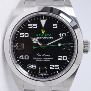 ROLEX 2022 40mm AIR-KING 116900 COMPLETE BOX & PAPERS $7,300