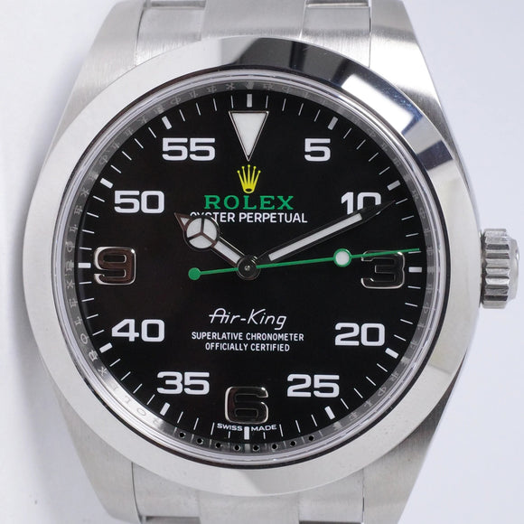 ROLEX 2022 40mm AIR-KING 116900 COMPLETE BOX & PAPERS $7,300