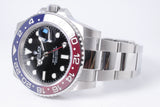 ROLEX NEW 2022 STAINLESS STEEL CERAMIC GMT MASTER II 126710 PEPSI OYSTER BRACELET BOX & PAPERS $26,975