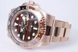 ROLEX 2026 EVEROSE GMT TIGER IRON DIAL LIKE NEW 126715 BOX & PAPERS $79,500
