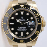 ROLEX 2023 41mm YELLOW GOLD SUBMARINER 126618 BOX & PAPERS $37,975
