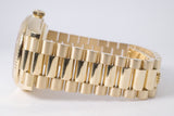 ROLEX 2021 YELLOW GOLD DAY-DATE PRESIDENT 36 MOP/ MOTHER OF PEARL DIAMOND DIAL MINT 128238 BOX & PAPERS $45,975