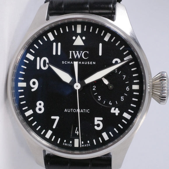 IWC 2016 BIG PILOT STAINLESS STEEL 7 DAYS IW500912 BOX & PAPERS $5,000